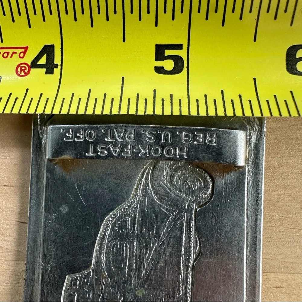 Vintage Hot Rod Hook Fast Belt Buckle